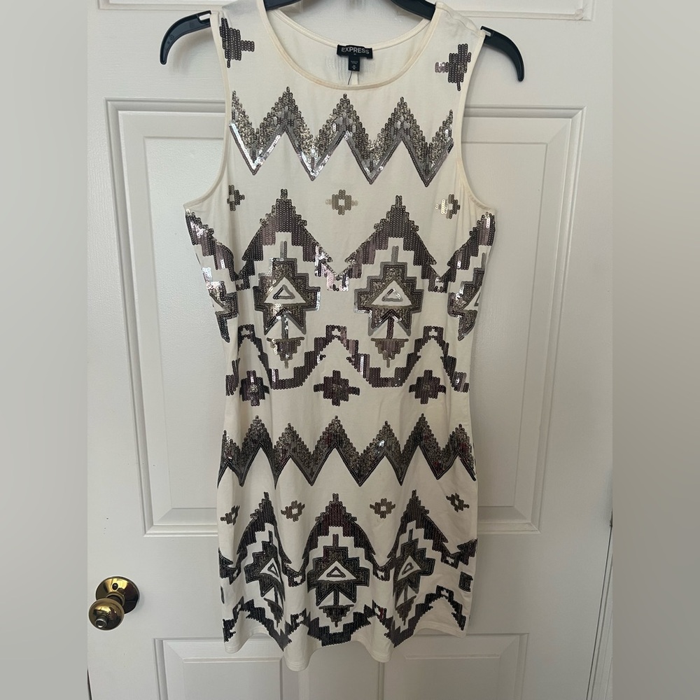 Express Sequin Dress NWT